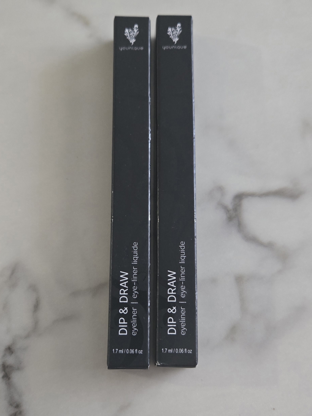 Younique Dip & Draw Liquid Eyeliner - Black (Set of 2)